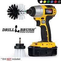 Motorcycle - Car Cleaning Supplies - Motorcycle Accessories - Drill Brush - Wheels - Rims - Leather - Glass - Vinyl - Spin Brush - Dirt Bike - Bike - Wheel Cleaner Polisher - Soft White Brushes