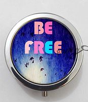 BlackKey Be Free Birds 3-Compartment Decorative Pocket Gift Box Case Organizer for Pill, Color 1 -1123