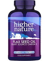 Higher Nature Flax Seed Oil 1000mg Capsules Pack of 60