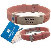 Diabetes Type 1 Advisor Medical Alert ID Bracelet