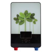 Aufee Electric Water Heater, 220V 6500W Green Leaves Style Tankless Instant Electric Hot Water Heater Constant Temperature for Bathroom Shower