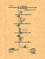 Cleansing, Disinfecting and Testing Drain-Pipes in Dwellings and Other Structures Patent Print (16" x 20") M14308