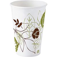 Dixie Pathways WiseSize Cup - 12 oz - 50/Pack - Poly Paper - White