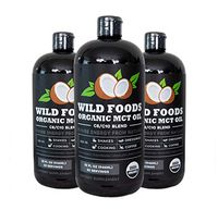 Organic MCT Oil from 100% Non-GMO Coconuts | Two 32oz BPA Free Bottles | Triple Filtered & Purity Tested | Premium C8/C10 Blend - Great in Coffee, Smoothies, Dressings & Keto Snacks (Unflavored)