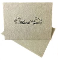 Stonehouse Collection -Thank You Boxed Note Cards - 18 Boxed Note Cards & Matching Envelopes - Wedding Thank You