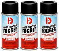 Big D 342 Odor Control Fogger, Cinnamon Fragrance, 5 oz (Pack of 12) - Kills Odors from fire, Flood, Decomposition, Skunk, Cigarettes, Musty Smells - Ideal for use in Cars (Вundlе оf Fіvе)