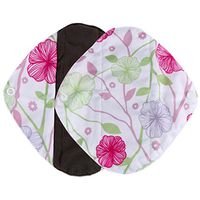 Hot Sale! Mama Cloth for Women,WYTong Ladies 2Pcs Bamboo Cloth Pads/ Washable Menstrual Pad / Reusable Sanitary Pad (White, S)