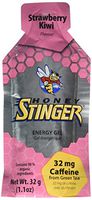 Honey Stinger Organic Energy Naturally Caffeinated Gels, Kiwi/Strawberry, 1.1 Ounce