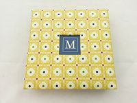 Hallmark Memo Caddy 200-Sheets Yellow Tiles with Monogram Initial SOM2293