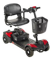 Drive Scout Compact Travel Power Scooter, 4 Wheel, Model - Sfscout4, Red