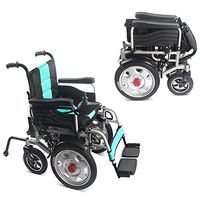 AINIDEMA Intelligent Electric Motorized Wheelchair, Mobile Wheelchair, Portable Folding Lightweight Power Wheel Chair, Comfortable Disabled Wagon, Elderly Mobile Car - Front Drive