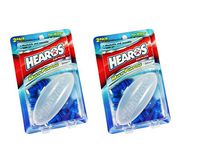 Hearos Multi-Purpose Reusable Silicone Ear Plugs Includes Free Case, 2 Pair (Pack of 2)