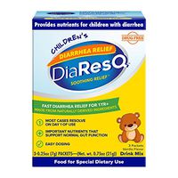 DiaResQ Children's Soothing Diarrhea Relief - (Vanilla, 3 ct) Fast-Acting Diarrhea Relief that is Safe, Drug-Free, and Effective in Relieving Diarrhea for Children 1 Yr. and Older