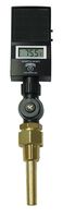 Winters TSD Series Industrial 9IT Digital Thermometer, Solar Powered Display, 3/4" NPT Connection, Brass Thermowell, 3-1/2" Stem, -45 to 260 Degrees C, -50 to 320 Degrees F, Accuracy of + or - 1% of Reading