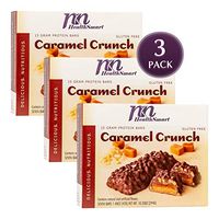 HealthSmart - High Protein Diet Bar - Caramel Crunch - 15g Protein - Low Calorie - Gluten Free - 3 Boxes (Save 5%)