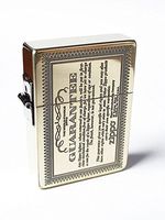 Zippo 1935 Replica Guarantee Card Design Antique Brass Etching Japan Limited