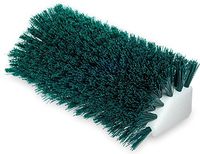 UltraSource Hi-Lo Floor Scrub Brush, 10", Green