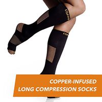 CopperJoint Long Compression Socks - Copper-Infused, Comfortable and Durable Design, Help Joint and Muscle Recovery