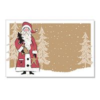 Woodland Santa Enclosure Cards / Gift Tags - 3 1/2 x 2 1/4 (50)