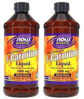 Now Foods L-Carnitine Liquid 3000 mg - 16 oz.. 2 Pack
