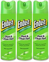 Endust Multi-Surface Dusting and Cleaning Spray, Green Apple, 3 Count
