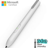 Microsoft Certified Surface Pen Active Stylus Pen with 1.5mm Fine Point Tip for Surface Pro 7 6 5 4 3 2017 2018 Surface Go Surface Book 2 Surface Studio, Palm Rejection, 200Hours Continuous Use