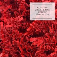 Variations of Crinkle Cut Kraft Paper Shred Filler Tissue Great for Gifts, Empty Basket Filler, Box Wrapping, Bag Stuffing and Packing.