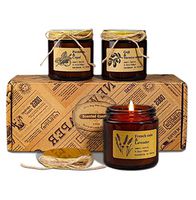 Etecredpow Soy Candle Long Burning Stress Relief Scented Candles Aromatherapy Maroon