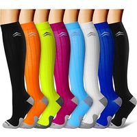 Copper Compression Socks Women & Men - Best for Running,Medical,Athletic Sports,Flight Travel, Pregnancy