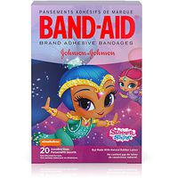 Band-Aid Brand Nickelodeon Shimmer and Shine Bandages, 20 Assorted Sizes Per Box (3 Pack)