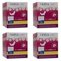 (4 Pack) - Natracare Ultra Extra Pads with Wings - Long | 8s | 4 Pack - Super Saver - Save Money