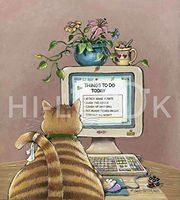 Hi-Look Microfiber Cleaning Cloth, cat design - Morning Mouser