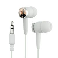 President Millard Fillmore Novelty in-Ear Earbud Headphones - White