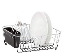 Neat-O Deluxe Chrome-Plated Steel Small Dish Drainers (Black)