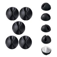 Demarkt Cable Clips Cable Cord PC Electric Charging or Mouse Cord Holder 5pcs