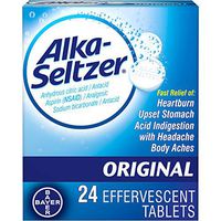 Alka-Seltzer Original Effervescent Tablets, 24 Count (24)