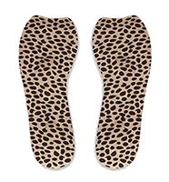 2 Pieces of Sponge High Heels Insoles to Prevent Heel Pain, Leopard Pattern