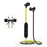 Miseku Bluetooth Neckband Waterproof Sporting Earphones Stereo Wireless Earphones Earbud Headphones