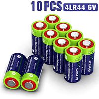 10 Pack 4LR44 6V Battery PX28A 476A A544 K28A L1325 Battery 6V Alkaline Free Mercury Batteries for Dog Collars