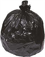 Renown REN36500-CA Trash Can Liners, 43" x 60", 65 gal, 2 mil, Black (Roll of 5) (Pack of 10)