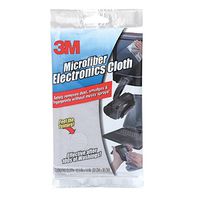 3M Microfiber Electronics Cleaning Cloth, 12 x 14, White