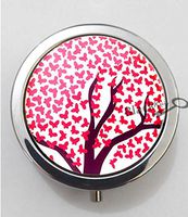 BlackKey Butterfly Tree 3-Compartment Decorative Pocket Gift Box Case Organizer for Pill, Color 1 -781