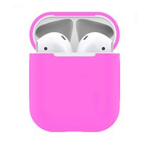 AirPod Case Protective Cover Skin Silicone for AirPods Protection (Rose Red)