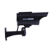 Practical Indoor Outdoor Solar Power Dummy Fake Imitation Home CCTV Surveillance Camera with LED Light Indicator