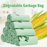 100 Compostable Trash Bags,Extra Thick 0.71 Mils,20/50/100Count,Food Scrap Small Kitchen Trash Bags, US BPI and Europe OK Compost Home Certified