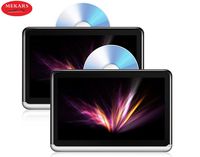 MEKARS10.1 inch Dual Screen Tablet Android 6.0 Portable DVD Player IPS Touch Screen Car Headrest Monitor, Car Seat Back DVD Player,Bluetooth 4.0, Built-in 4000mAh Battery, HDMI, FM, WIFI for 2 PCS