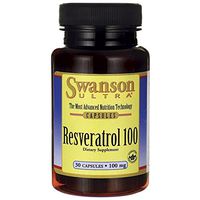 Resveratrol 100-100 mg 90 Caps 3 Bottles of 30 caps Made in USA by Swanson