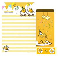 Sanrio Gudetama Lazy Egg Letter Paper Set (6 Sheets 2 Envelopes) + Stickers (Type C)