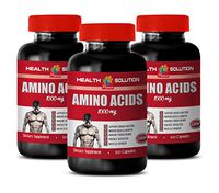 Muscle Builder Pills for Men - Amino ACIDS 1000 mg - l-lysine Bulk Supplements - 3 Bottles 300 Capsules