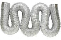 Duct Foil 4 Inch 50 Foot Aluminum Polyester Dryer Vent Hose Pipe